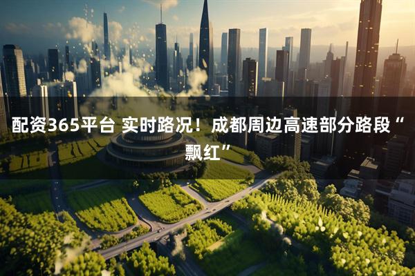 配资365平台 实时路况！成都周边高速部分路段“飘红”